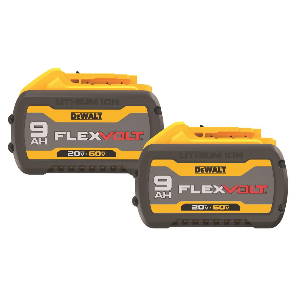 DEWALT DCB609-2 – 20V/60V MAX FLEXVOLT 9.0AH DUAL PACK - Flockneti