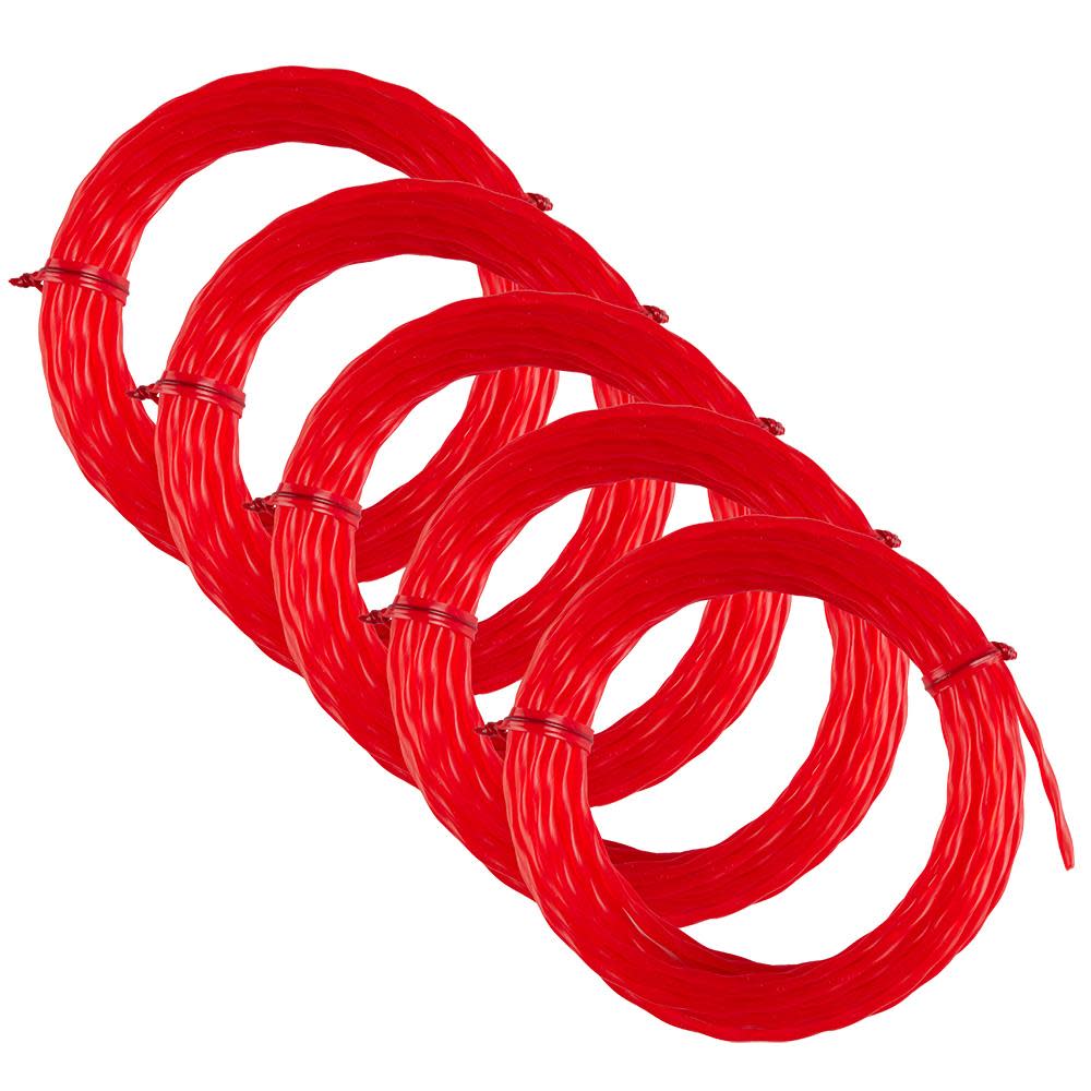 Milwaukee .095″ x 20′ Trimmer Line 5pk - Flockneti