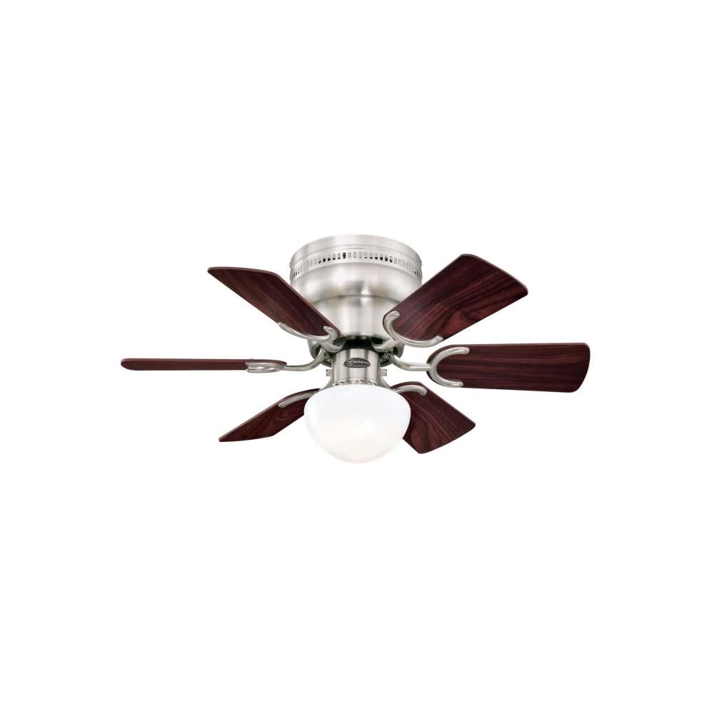 Westinghouse 30″ Petite Brushed Nickel LED Indoor Ceiling Fan - Flockneti