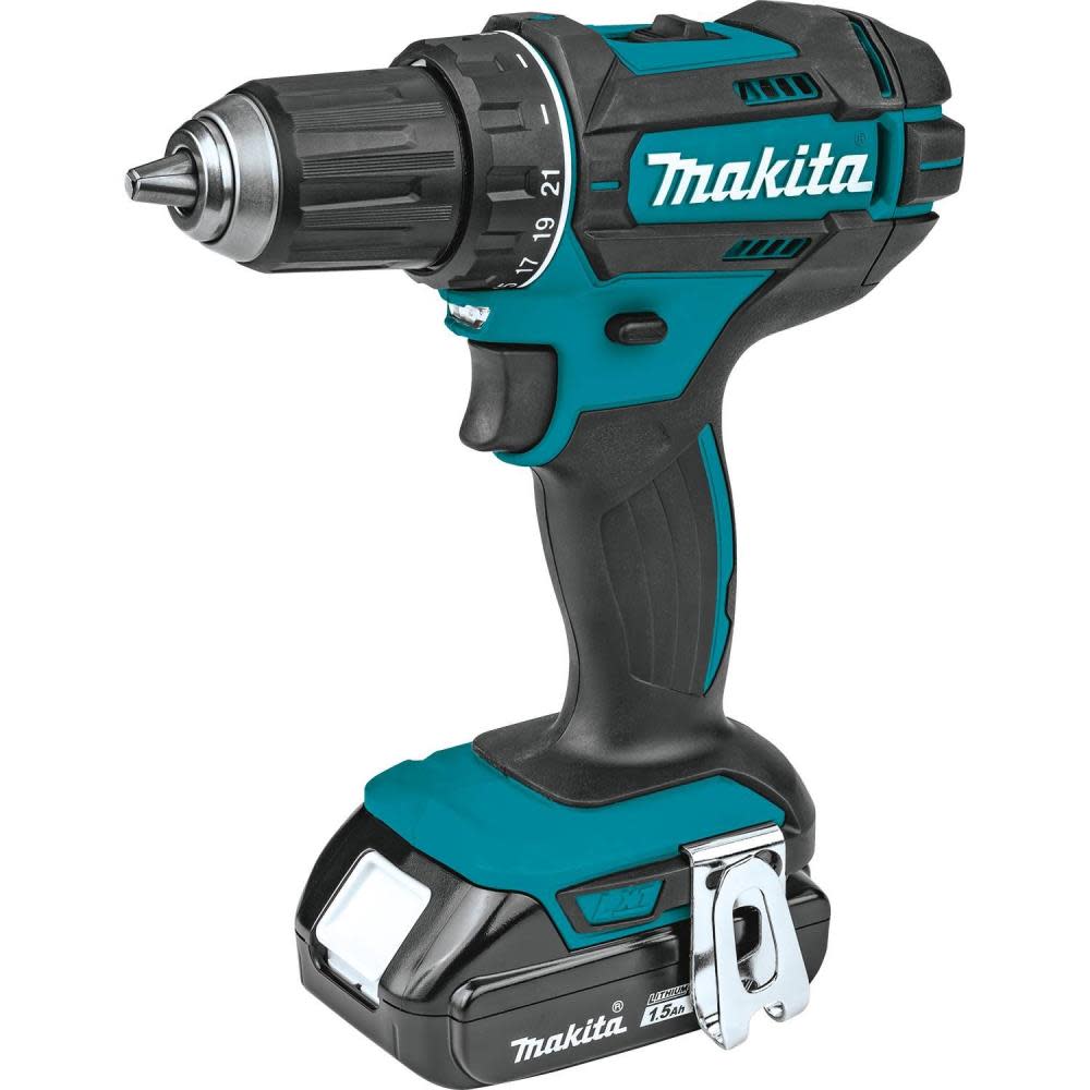 Makita 18V LXT Lithium-Ion Compact Cordless 1/2″ Driver-Drill Kit (1.5Ah) - Flockneti
