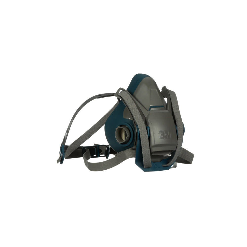 3M Rugged Comfort Quick Latch Half Facepiece Reusable Respirator 6502QL/49490 Medium - Flockneti