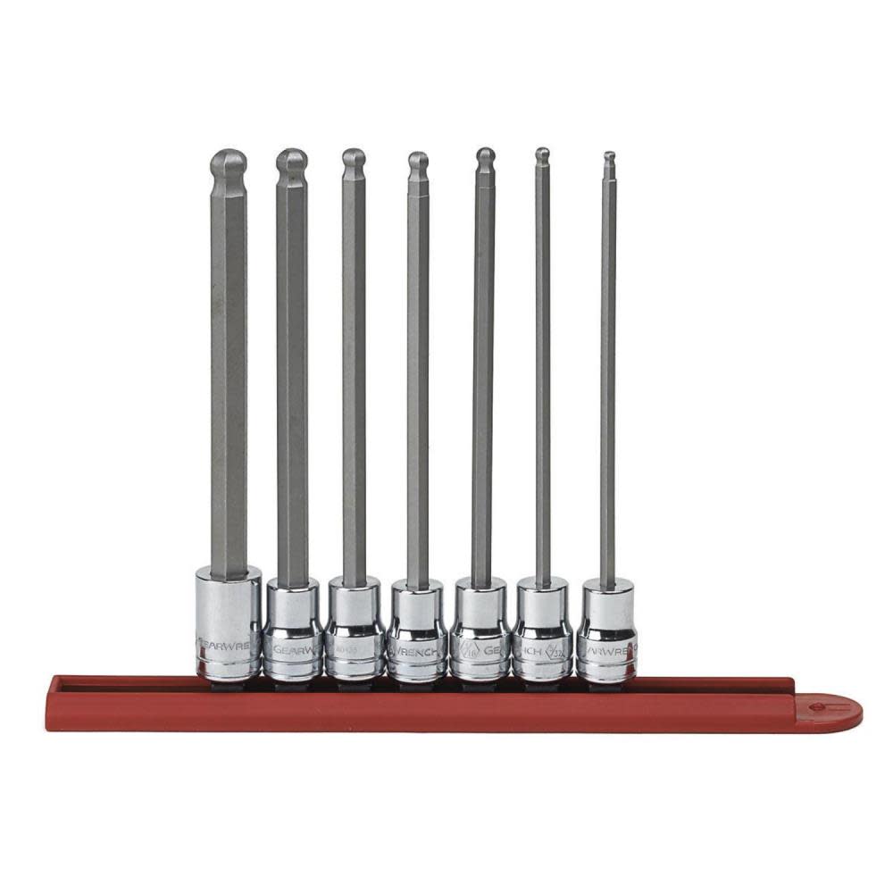 GEARWRENCH Ball End Hex Bit Socket Set 7 Pc. SAE - Flockneti