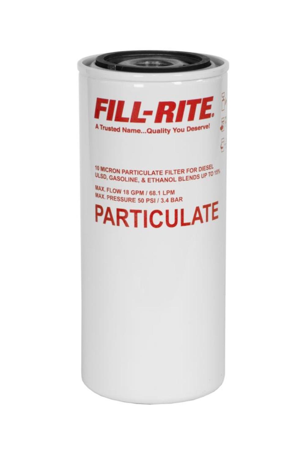 Fill-Rite 18 gpm 10 Micron Particulate Spin On Filter - Flockneti
