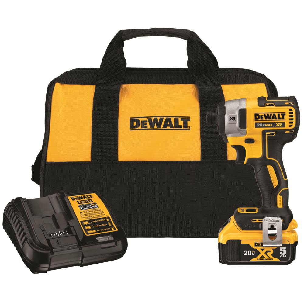 DEWALT 20V MAX XR 1/4″ 3-Speed Impact Driver Kit - Flockneti