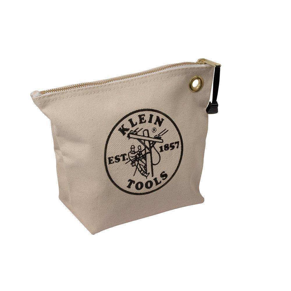 Klein Tools Canvas Zipper Bag Consumables Nat - Flockneti