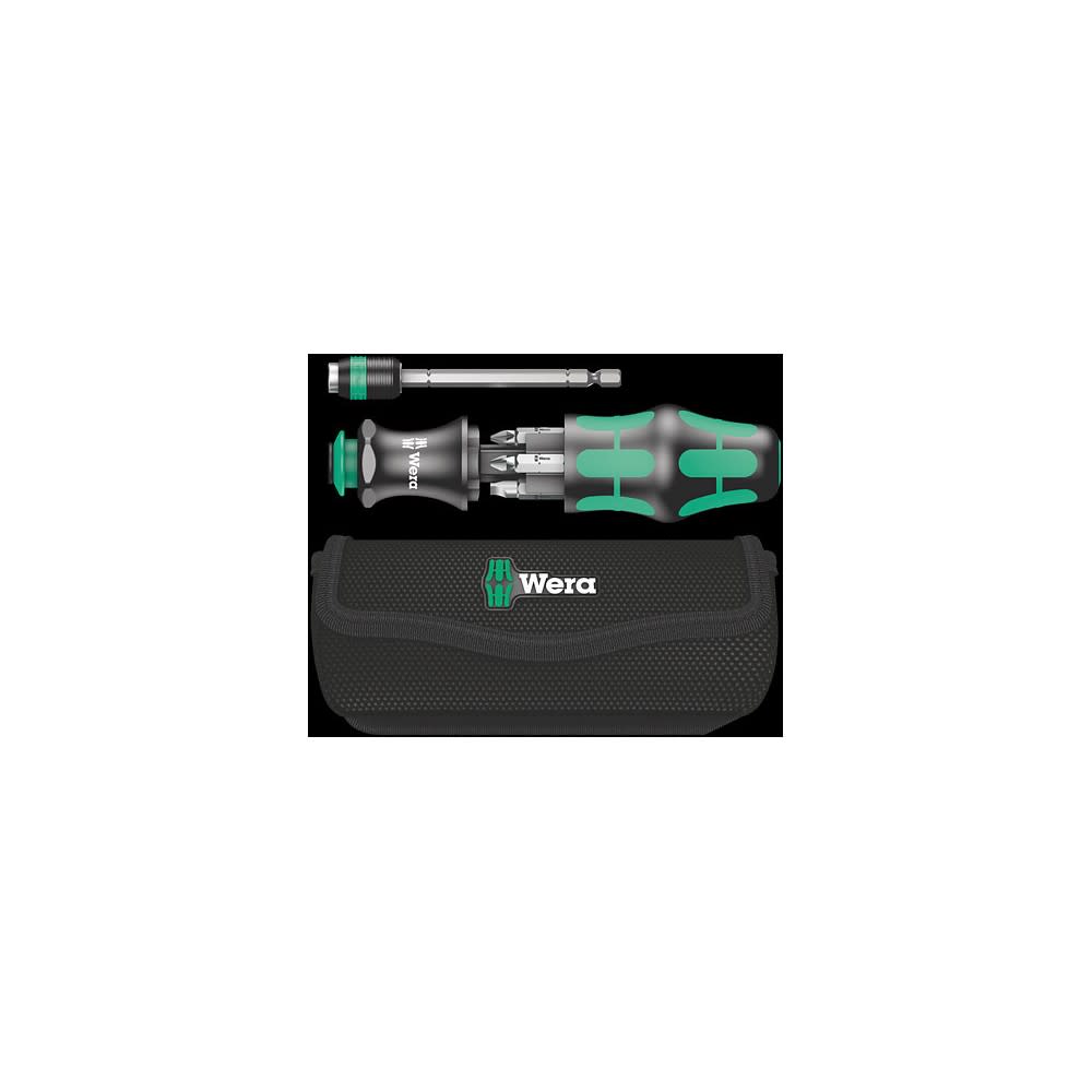 Wera Tools 7pc Kraftform Kompakt 20 Compact Tools with Pouch - Flockneti