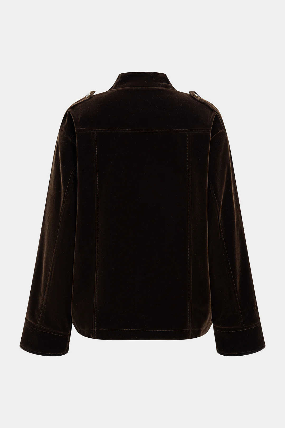 Suede Button Pocket Jacket - Flockneti