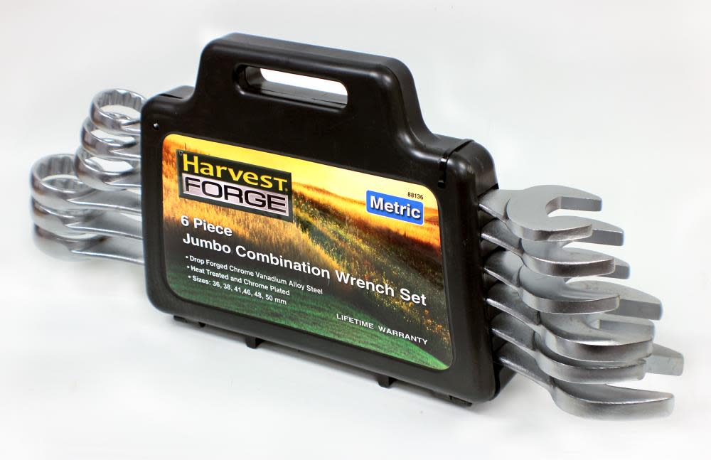 Allied International Harvest Forge 6pc Metric Jumbo Wrench Set - Flockneti