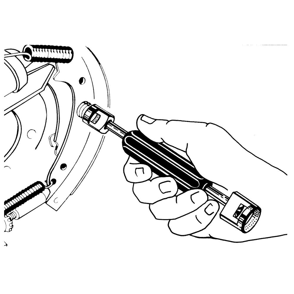 GEARWRENCH Universal Brake Shoe Retaining Spring Tool - Flockneti