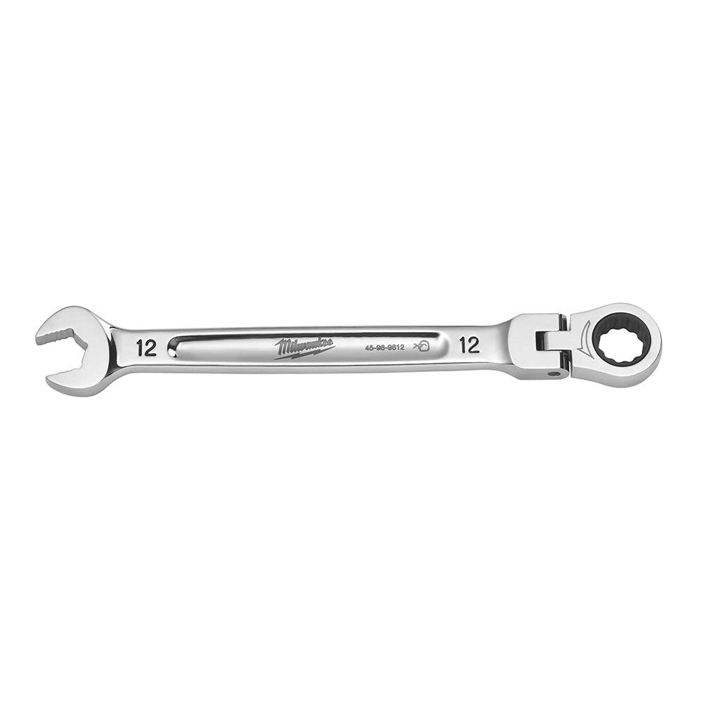 Milwaukee Combination Wrench Flex Head Ratcheting 12mm - Flockneti