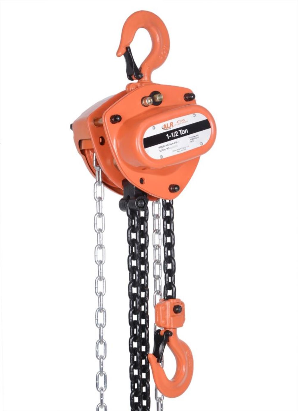 Atlas Lifting and Rigging Chain Hoist 1.5 Ton 3300 lbs 30′ Chain - Flockneti
