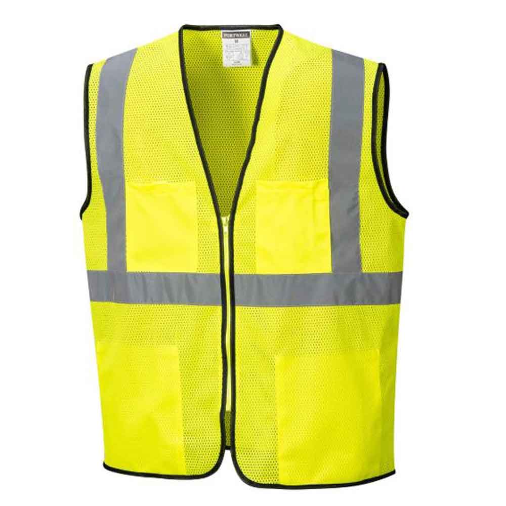Portwest Yellow Tampa Mesh Vest – XXL - Flockneti