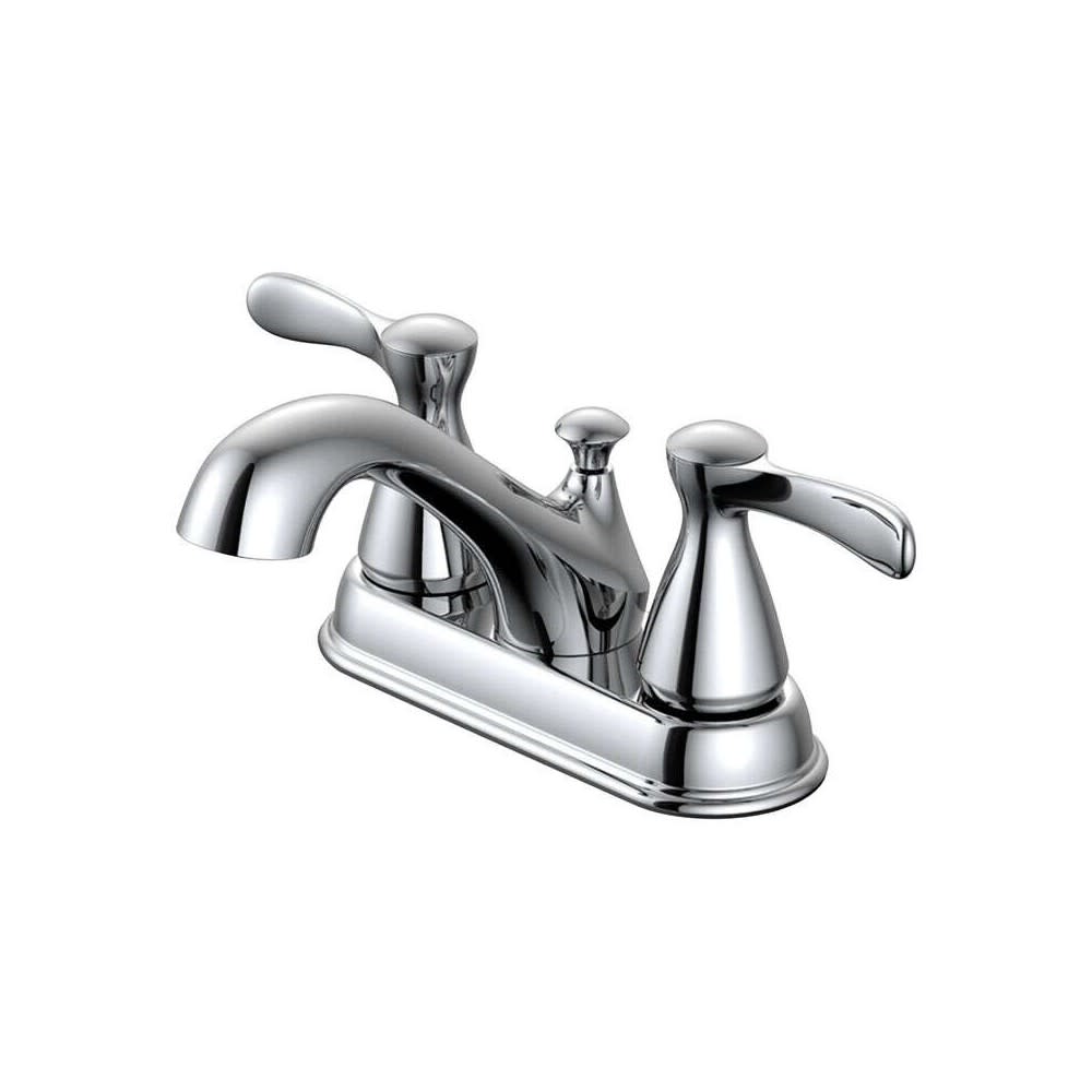 Oakbrook Bathroom Sink Faucet Two Handle Chrome - Flockneti