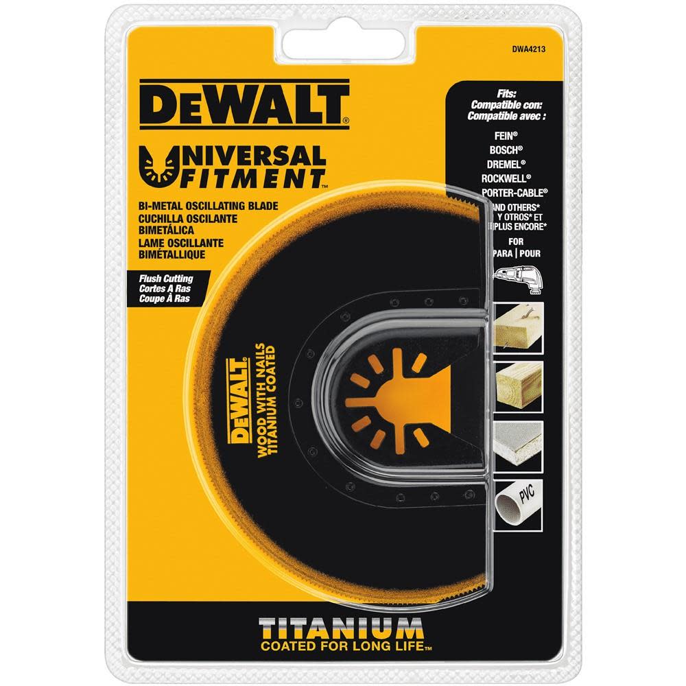 DEWALT Titanium Oscillating Flush Cut Blade - Flockneti