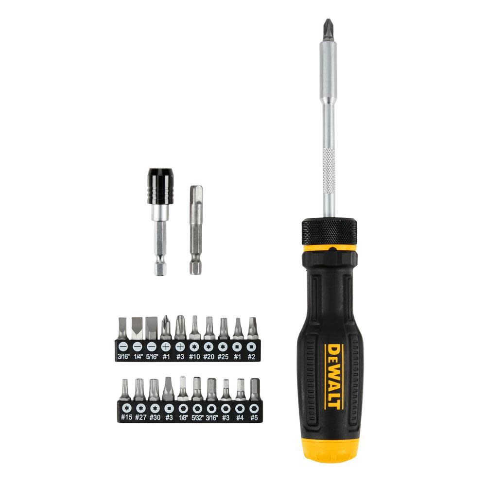 DEWALT MAXFIT Screwdriver Ratcheting Multi Bit 23pc - Flockneti