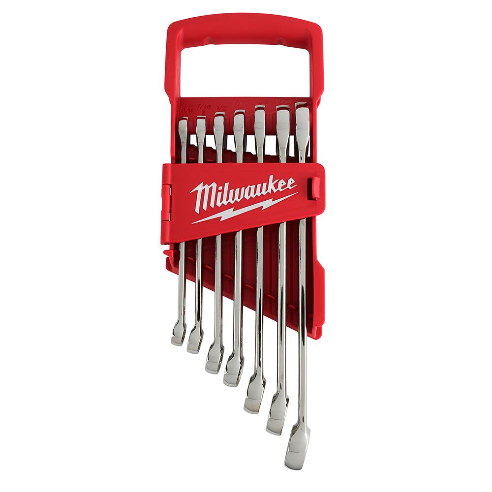 Milwaukee 7-Piece Combination Wrench Set – SAE - Flockneti