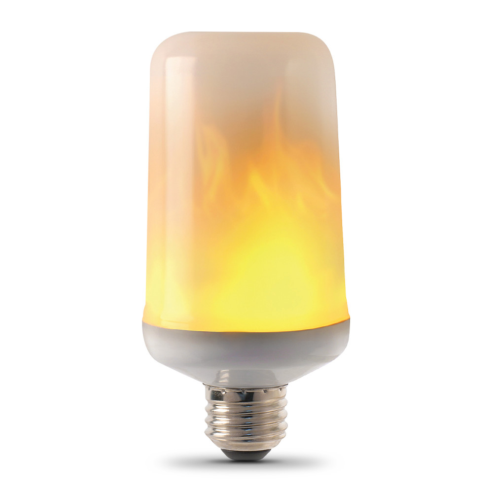 Feit Electric 3W T60 1500K Flame Effect LED Light Bulb 1pk - Flockneti