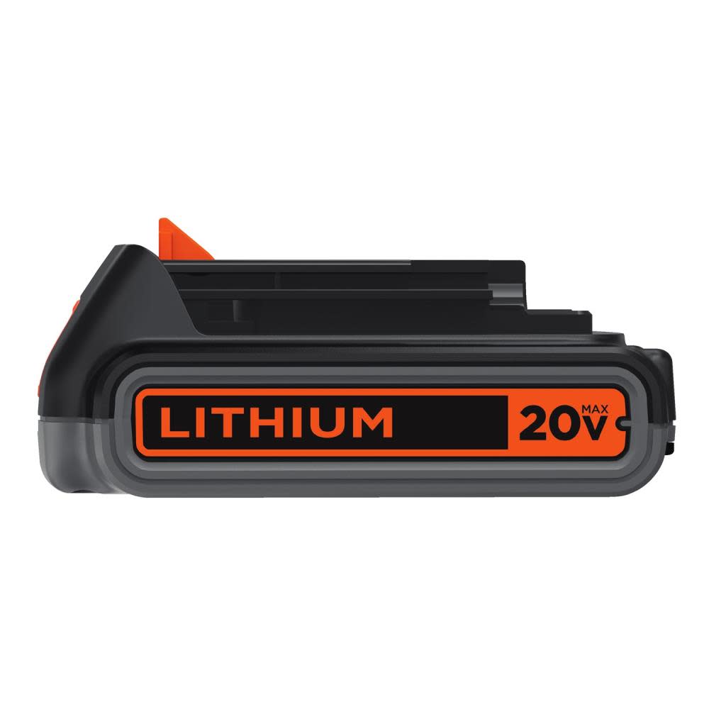 Black and Decker 20 volt MAX 2.0 Ah Lithium Battery Pack - Flockneti
