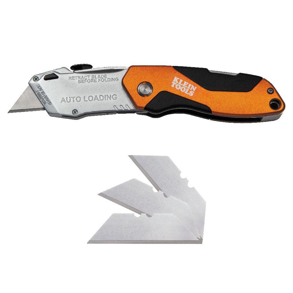Klein Tools Auto-Loading Folding Utility Knife - Flockneti
