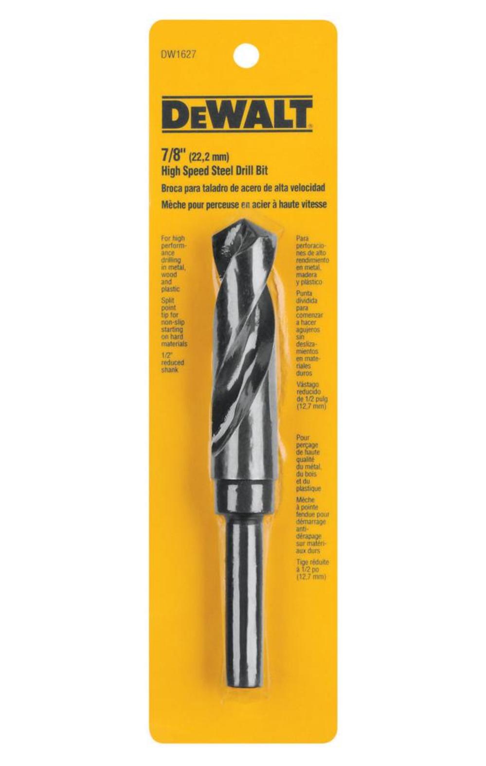 DEWALT 7/8 Drill Bit with 1/2-in Shank - Flockneti