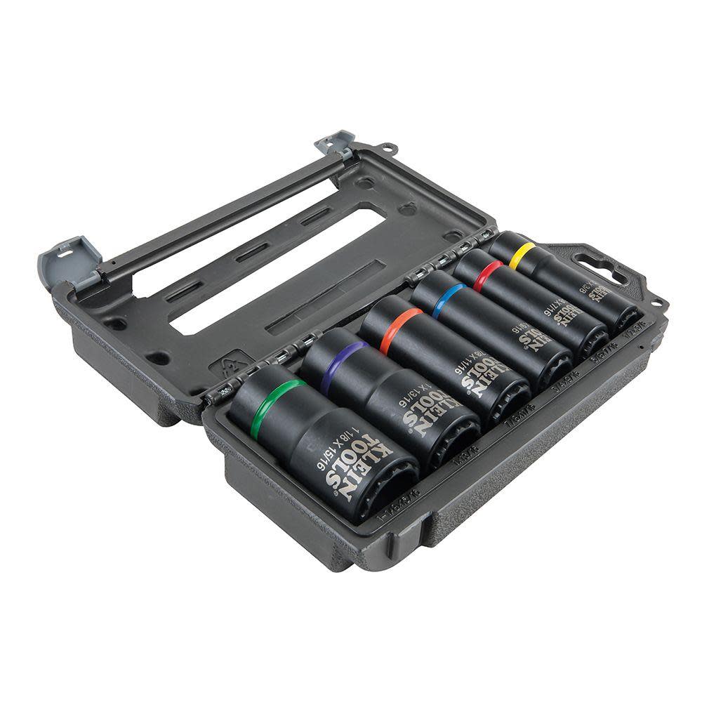 Klein Tools 2-In-1 Impact Socket Set 6-Piece - Flockneti