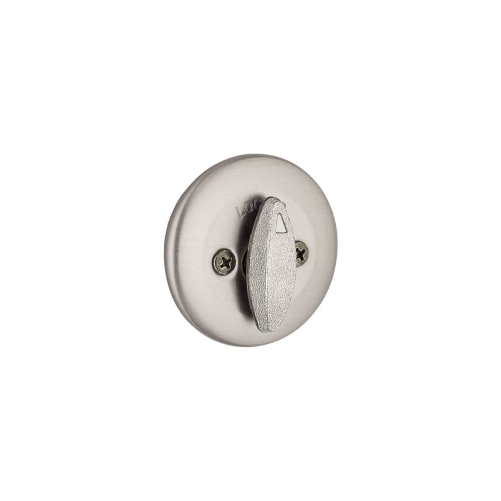 Kwikset SmartKey Door Deadbolt Satin Nickel Single Cylinder - Flockneti