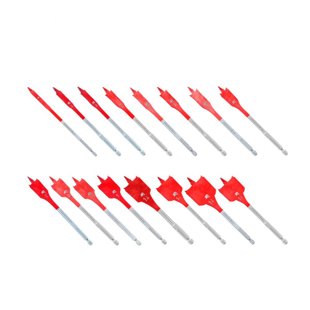 Diablo Tools 16 piece SPEEDemon Spade Bit Set (16-Piece) - Flockneti