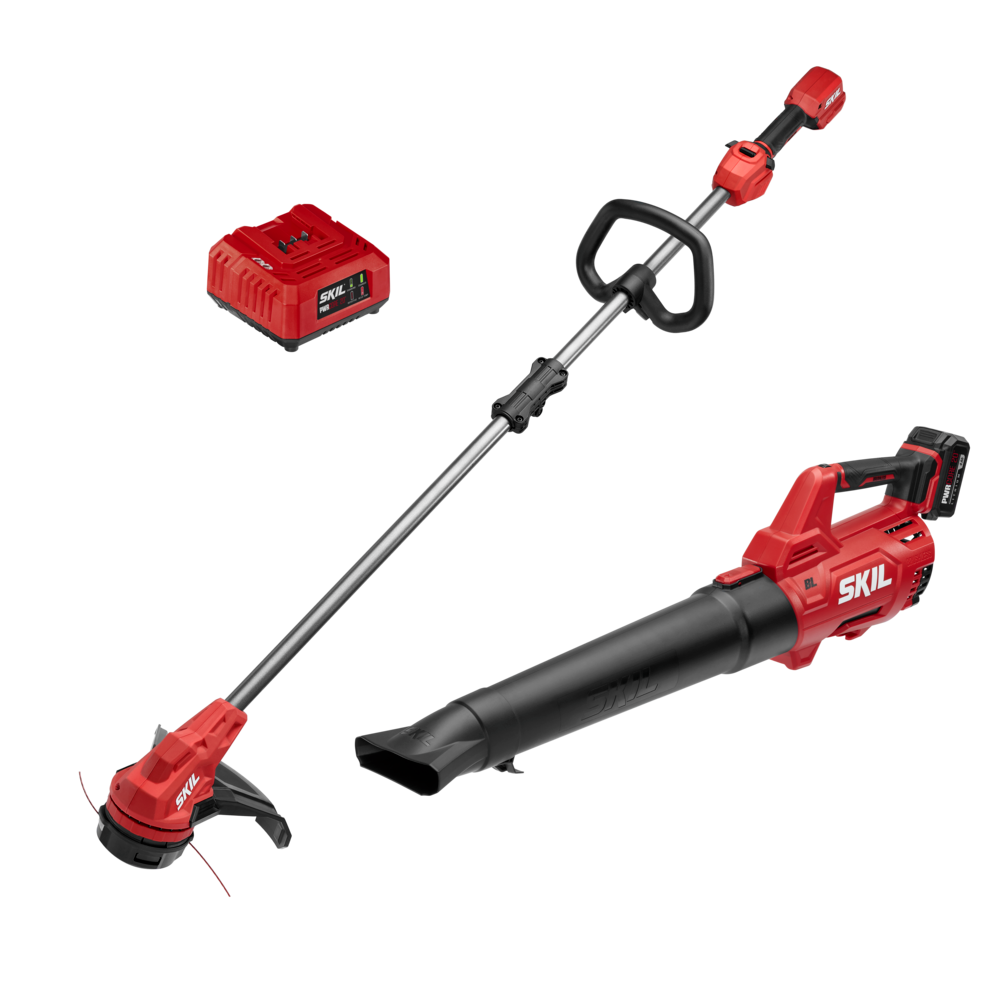 SKIL PWRCORE 20V String Trimmer 13″ and Leaf Blower Kit - Flockneti