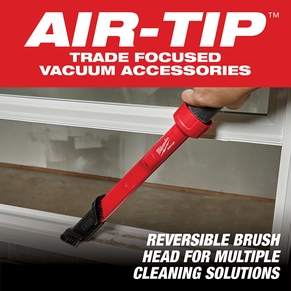 Milwaukee AIR-TIP 3-in-1 Crevice and Brush Tool - Flockneti