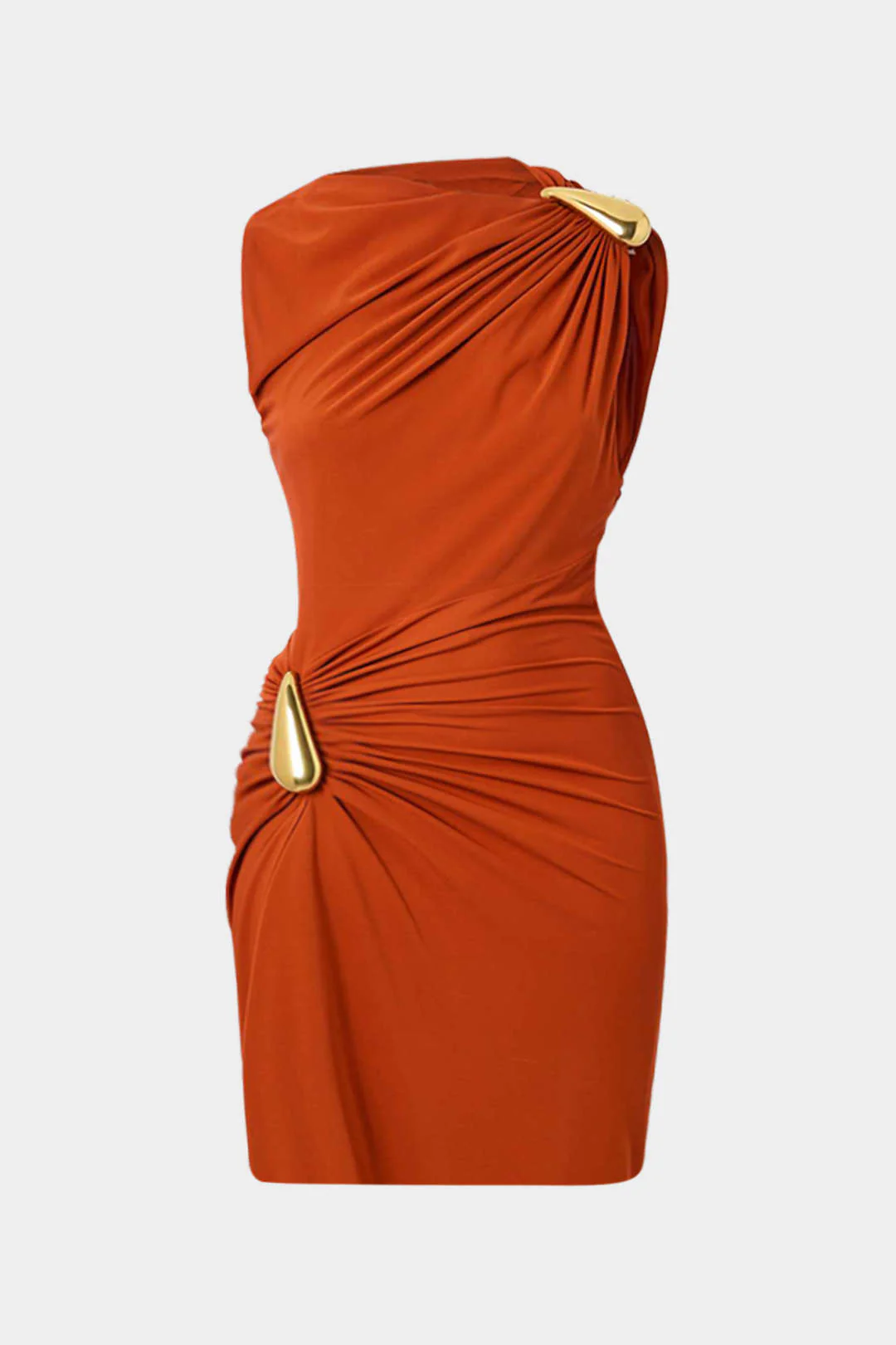 Metallic Sleeveless Mini Dress - Flockneti