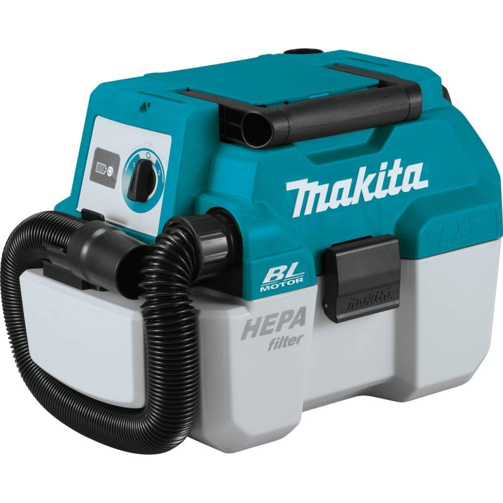 Makita 18V LXT Li-Ion Brushless 2Gal HEPA Wet/Dry Vacuum Tool Only - Flockneti