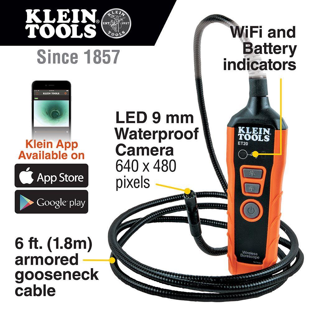 Klein Tools WiFi Borescope - Flockneti