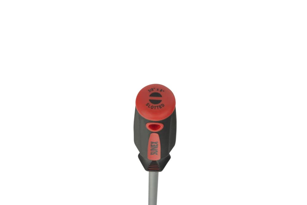 Sunex 3/8 In. x 8 In. Slotted Screwdriver with Bolster - Flockneti