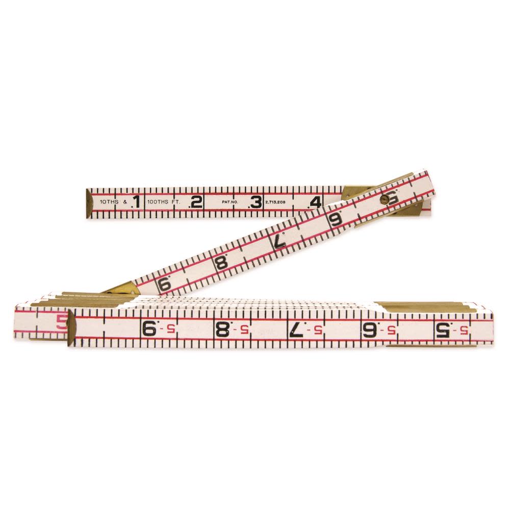 Crescent Lufkin Wood Rule 6 Ft. Engineer’s Scale - Flockneti