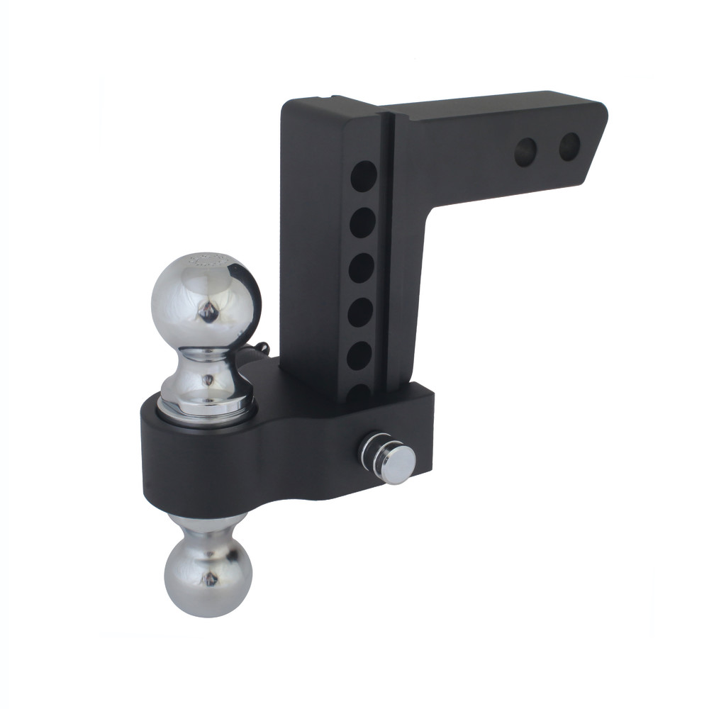 Trailer Valet Blackout 8000 lbs & 10000 lbs Capacity Adjustable Drop Hitch 2″ & 2 5/16″ Ball - Flockneti