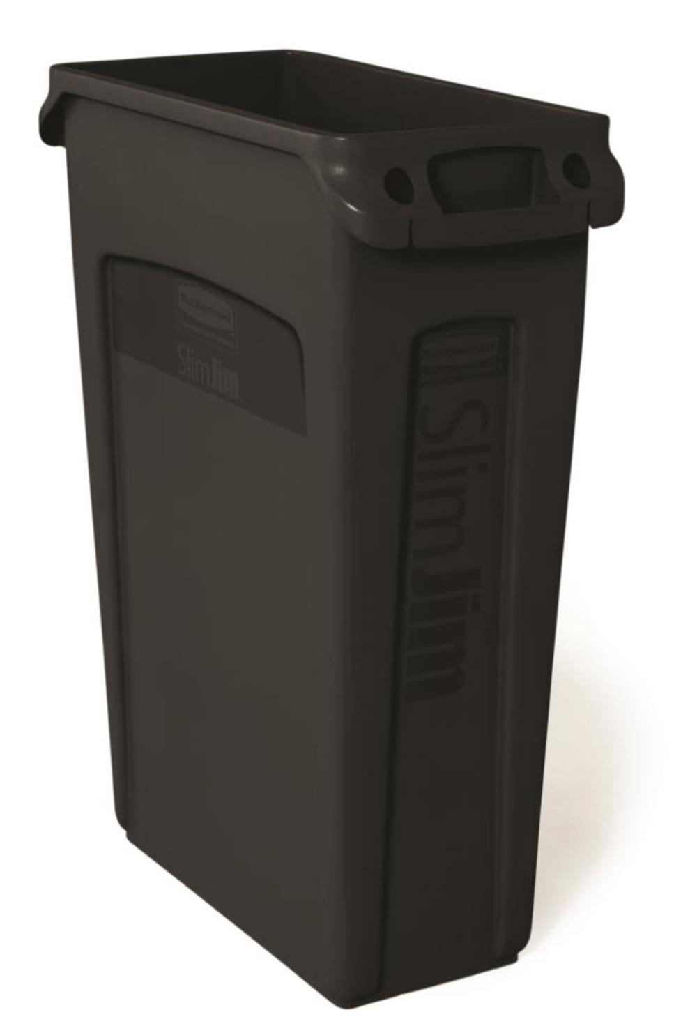 Rubbermaid 23 Gallon Slim Jim Container Black - Flockneti