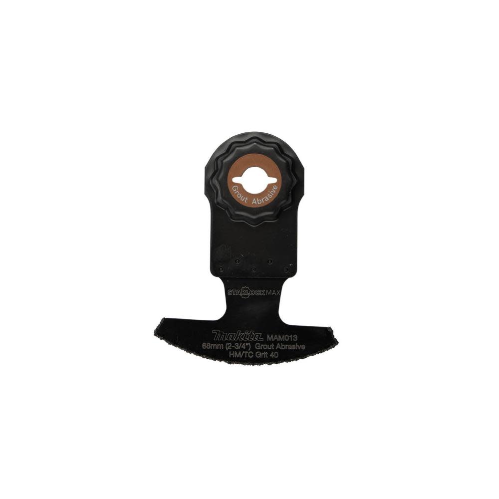 Makita StarlockMax Oscillating Multi Tool 2 3/4″ Hard Metal with Tungsten Carbide 40 Grit Grout and Abrasive Segmented Saw Blade - Flockneti