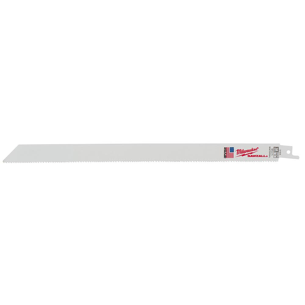 Milwaukee 12 in. 10/14 TPI SAWZALL Blades 5PK - Flockneti