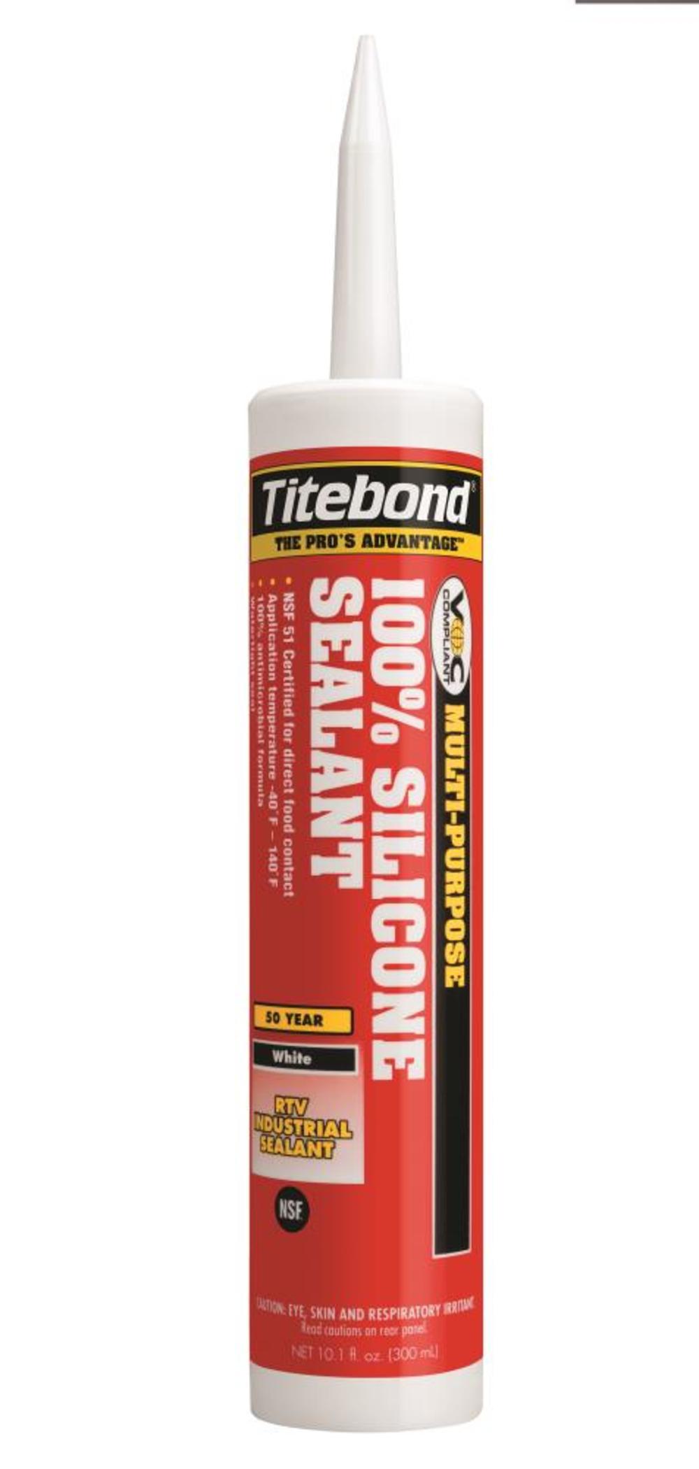 Titebond 10.1 Oz 100% Silicone Sealant – White - Flockneti