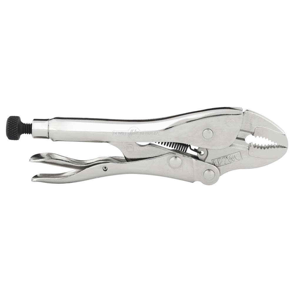 Malco Products Curved Jaw Locking Pliers 7″ with Wire Cutter - Flockneti