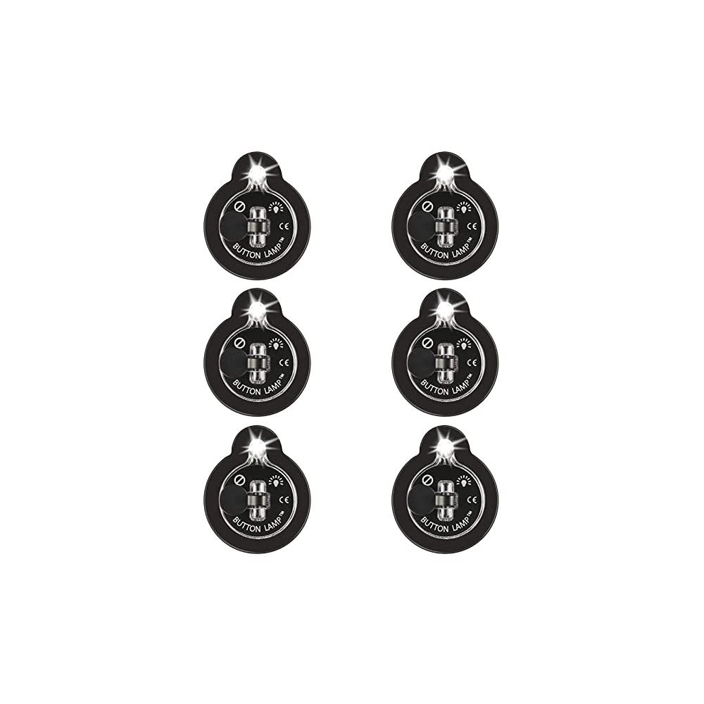 Panther Vision Adhesive LED Light Button Lamp 6pk - Flockneti