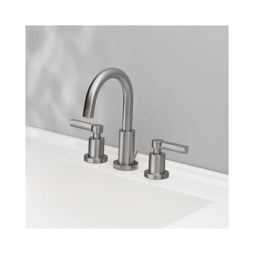 Oakbrook Bathroom Sink Faucet Two Handle Brushed Nickel - Flockneti