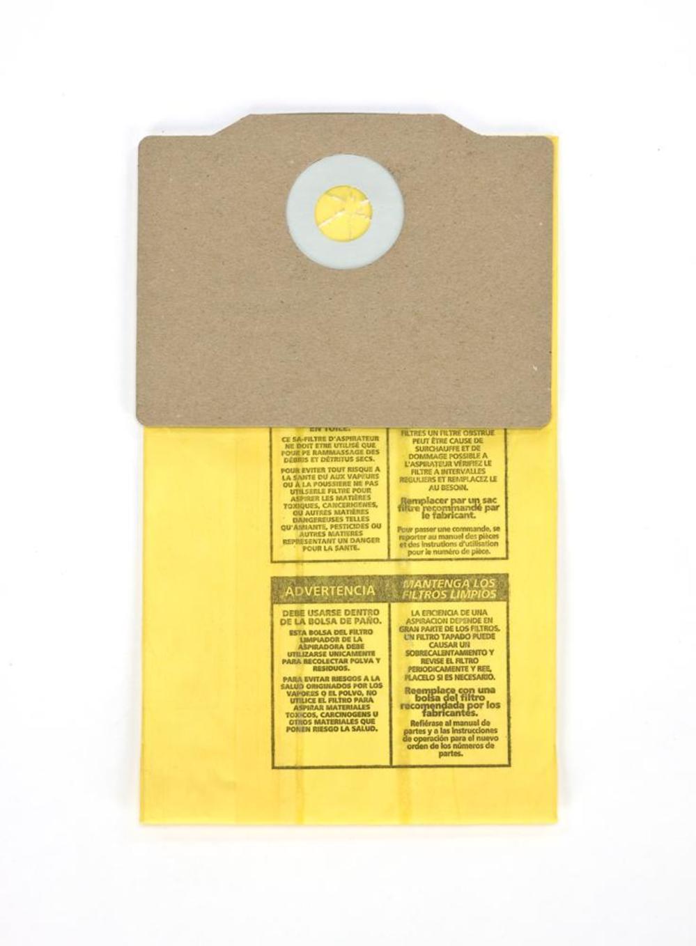 Shop Vac Back Pack Vac Collection filter bag (5pk) - Flockneti