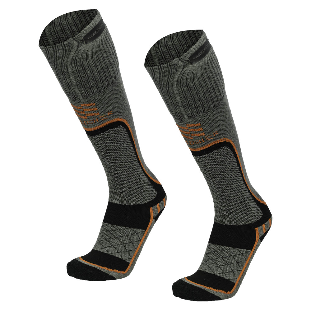 Mobile Warming Premium 2.0 Merino Heated Socks Mens 3.7V Black Large - Flockneti