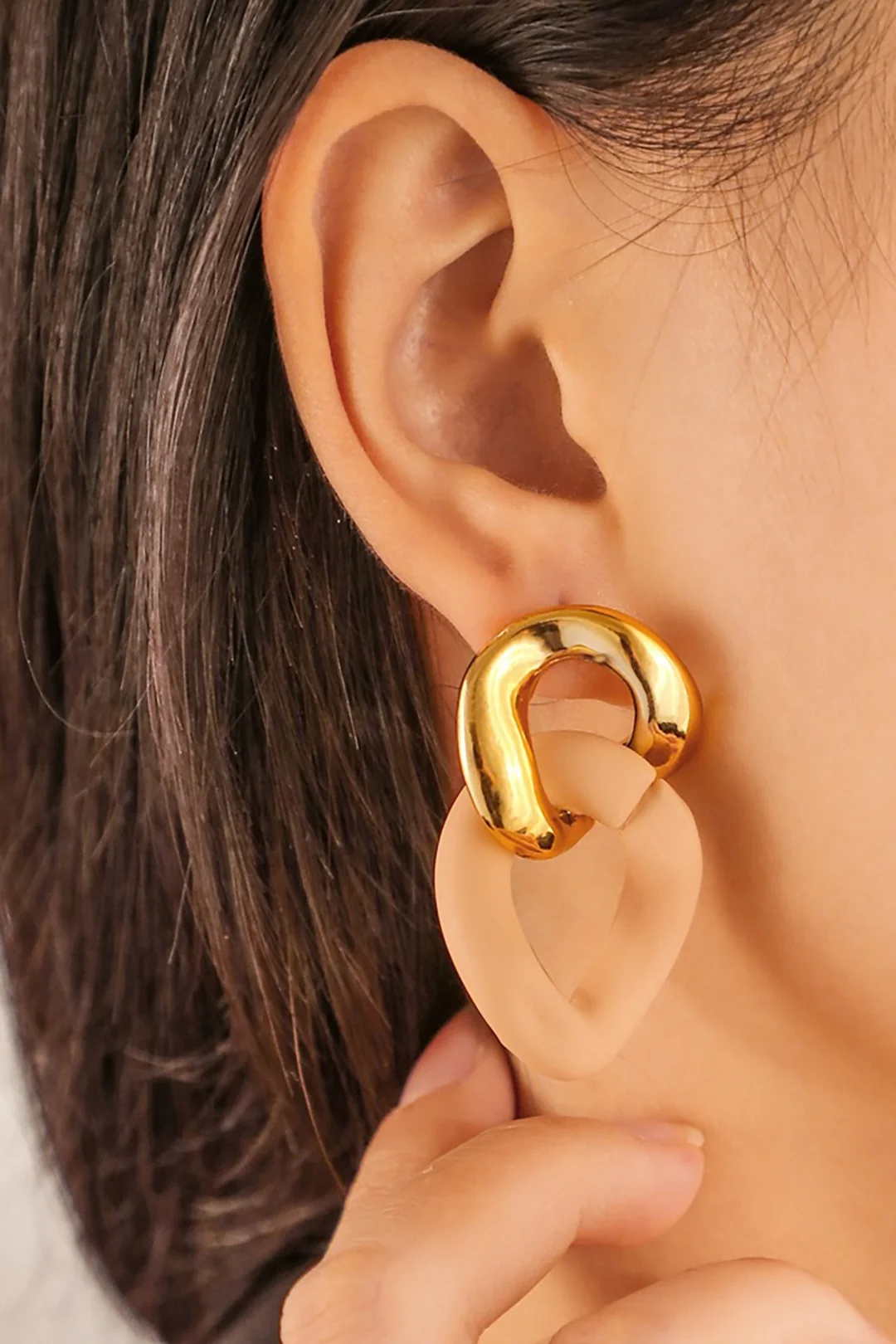 Metal Geometric Earrings - Flockneti