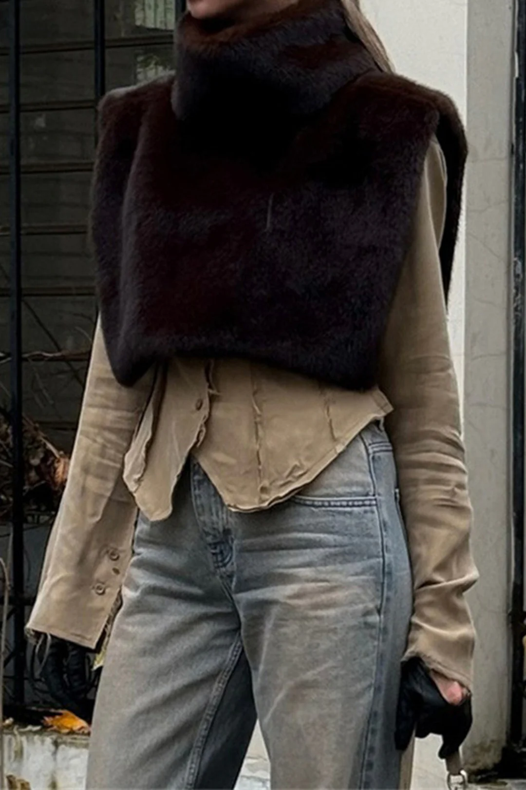 Faux Fur Tank Vest - Flockneti