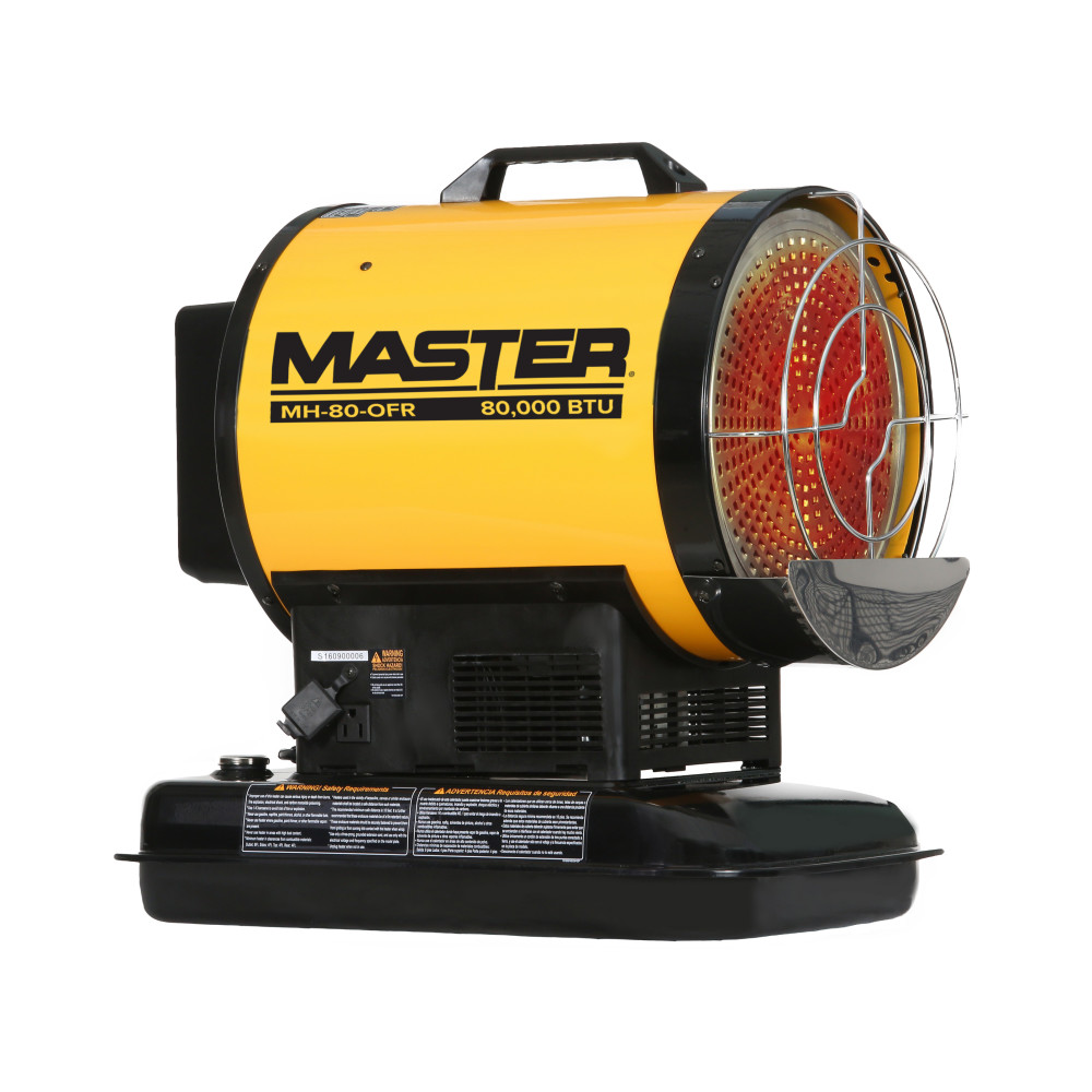 Master Radiant Heater Oil-Fired 80000 BTU - Flockneti