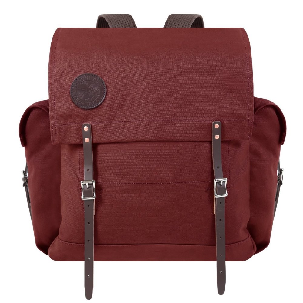 Duluth Pack 34 Liter Capacity Burgundy Canvas #2 Cruiser Backpack Only - Flockneti