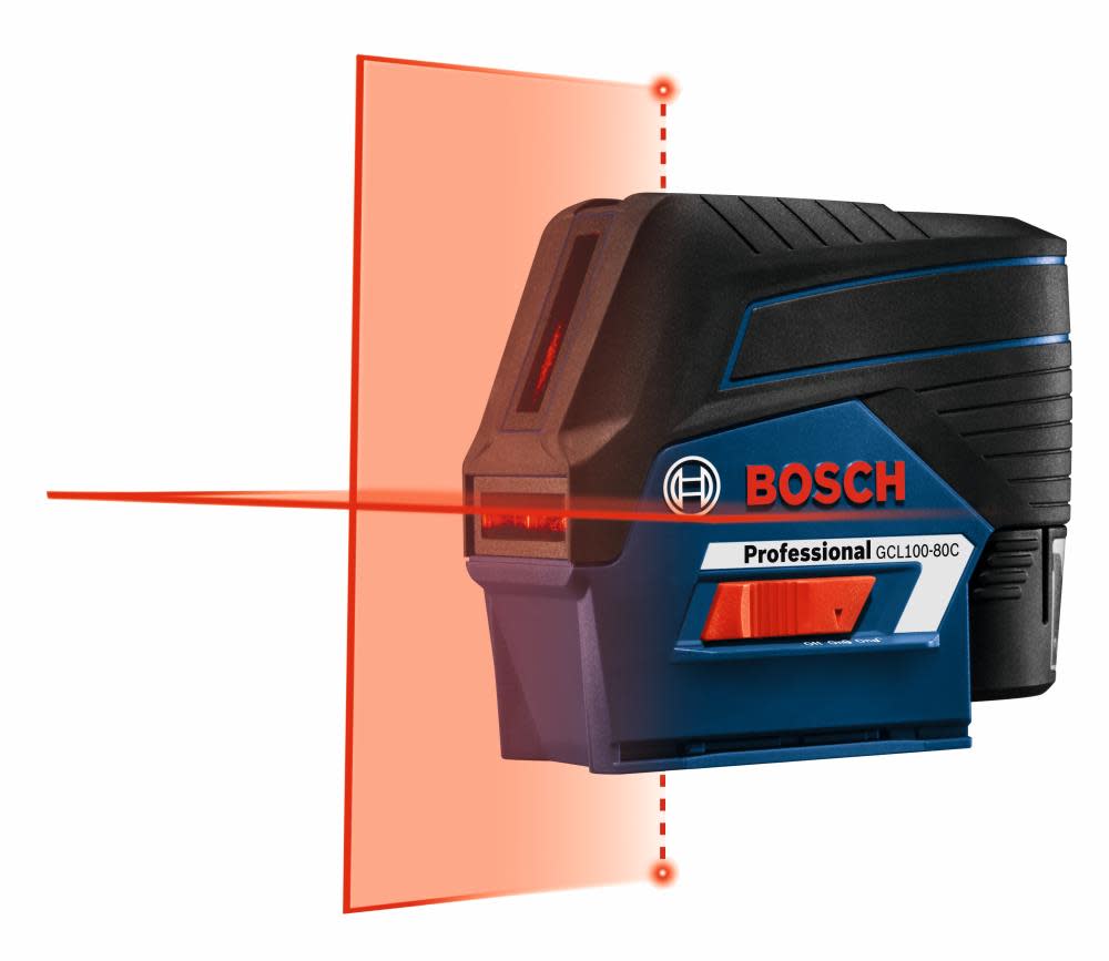 Bosch 12V Max Connected Cross-Line Laser with Plumb Points - Flockneti