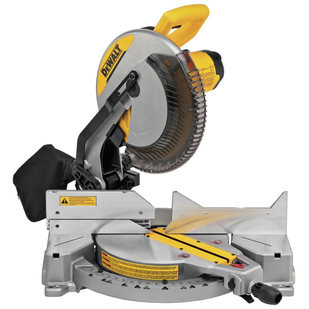 DEWALT 12-in 15-Amp Single Bevel Compound Miter Saw - Flockneti